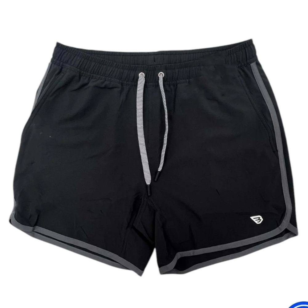 Men's Black Burlebo Lined Swim Shorts NWT - Picture 9 of 10